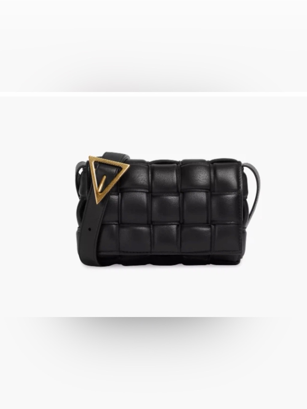 Bottega Veneta Small Padded Cassette Intreccio Leather Shoulder Bag